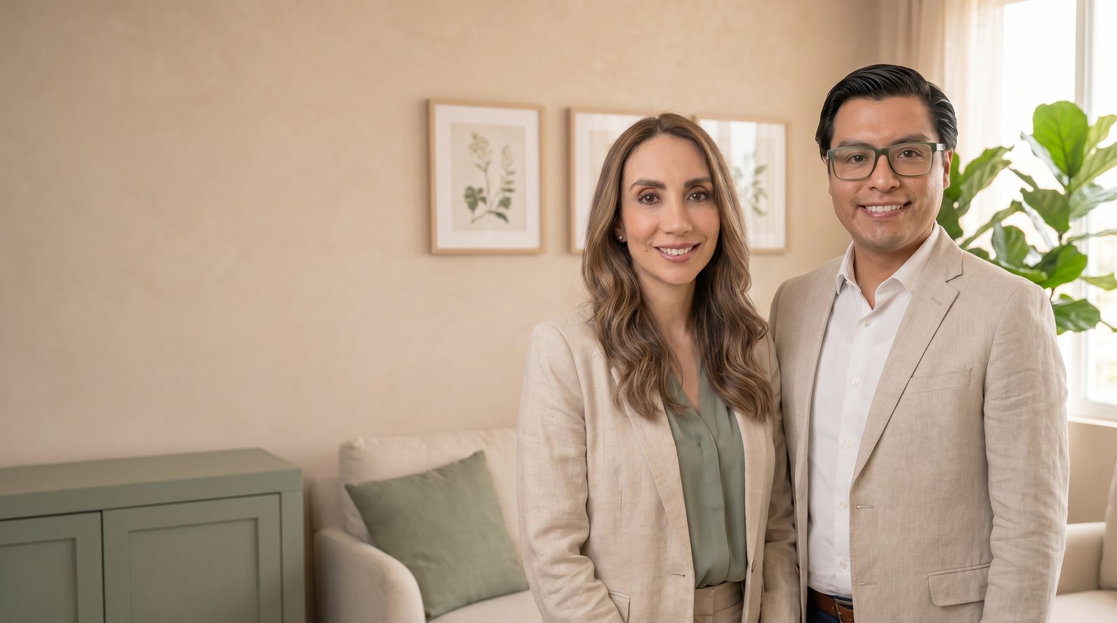 Dra. Eva García y Dr. Edgar Casillas, psiquiatras de BeMind